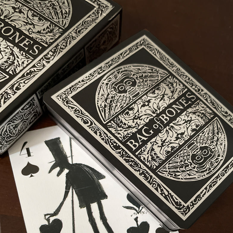 Bag of Bones Playing Cards - Premium Silver Edition