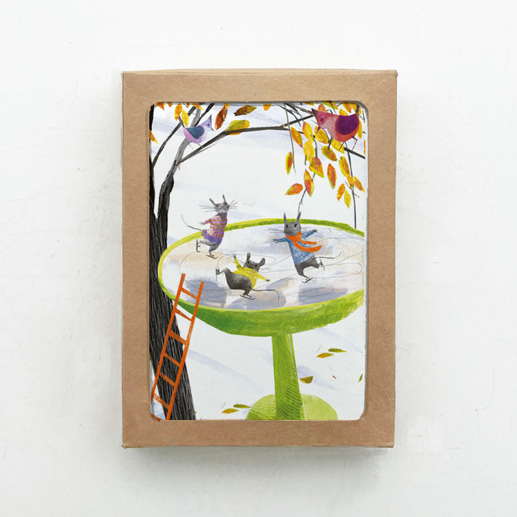Mice & Birds Skate Boxed Notes | Single design set - 8 Cards
