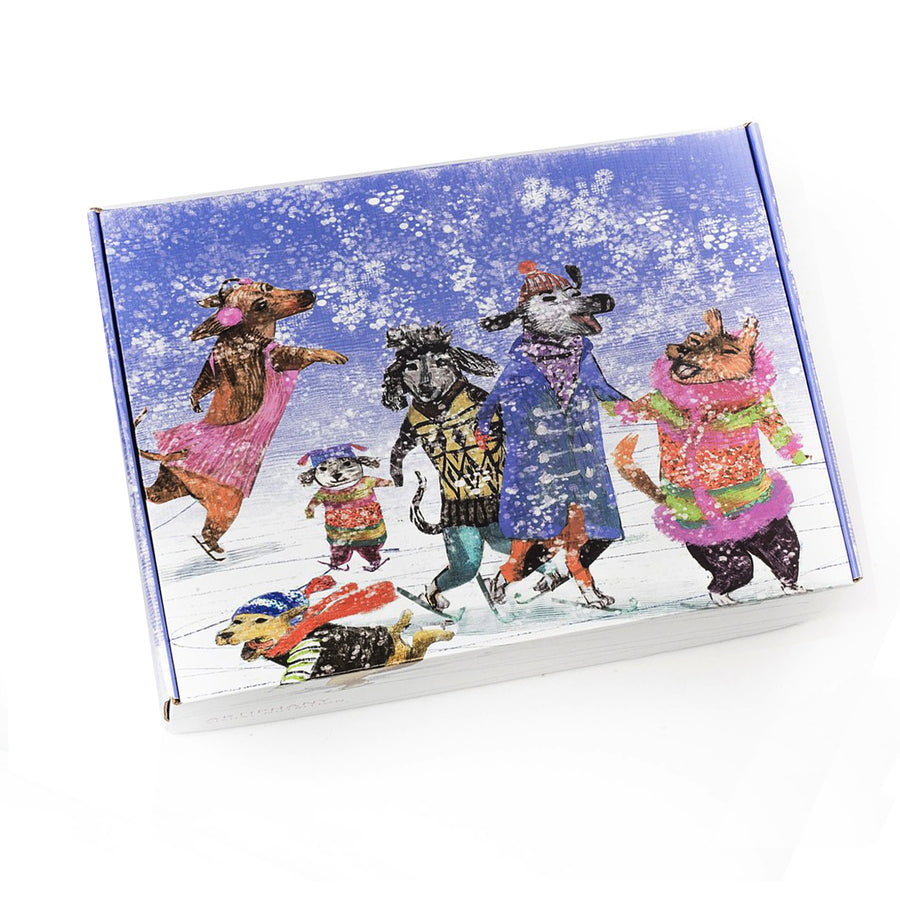 Dogs Skating Gift Box- Extra Large
