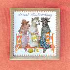 Social Knitworking - Set of 6 Square Cards