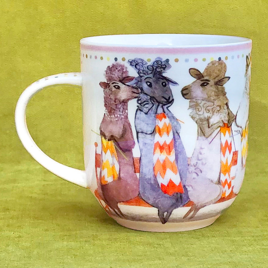 Social Knitworking Mug