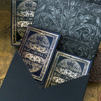 Double Deck Playing Card Box (Black) EMPTY