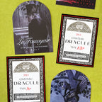 Vintage Vampire Wine Labels