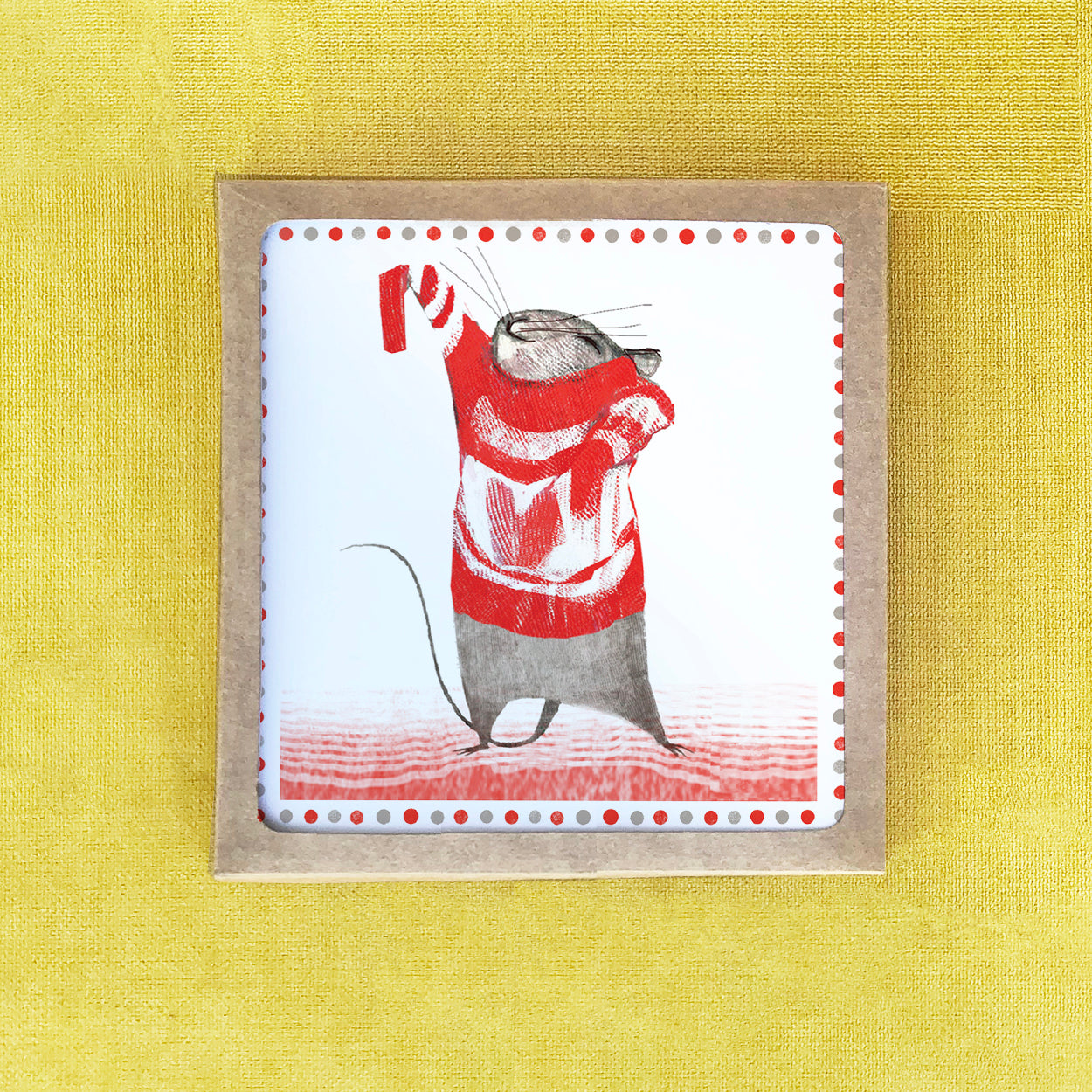 One Size Fits All - Set of 6 Square Cards