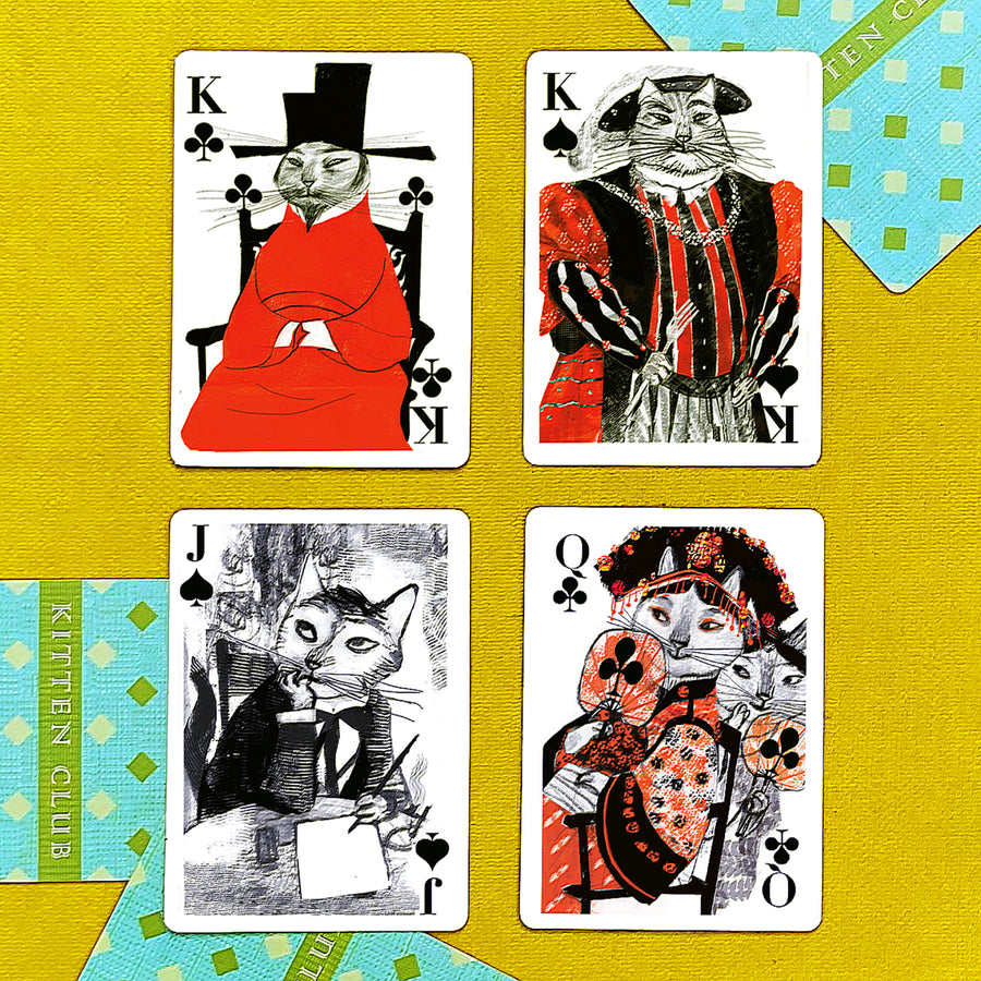 Kitten Club Playing Cards