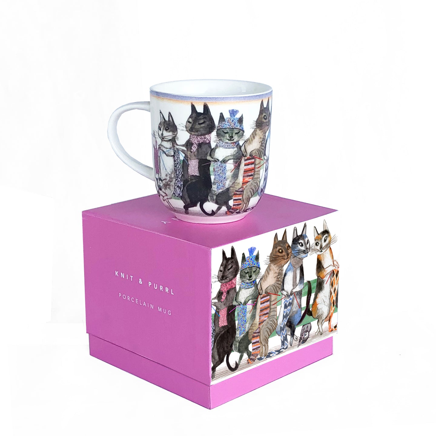 Knit & Purrl Mug