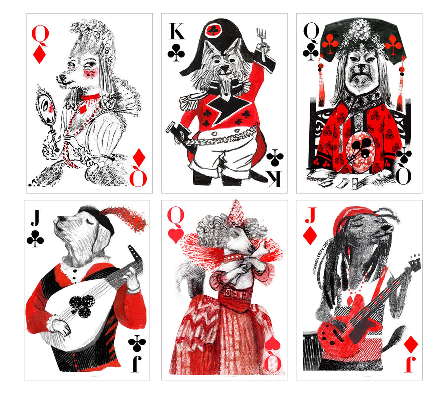 Pack of Dogs Playing Cards