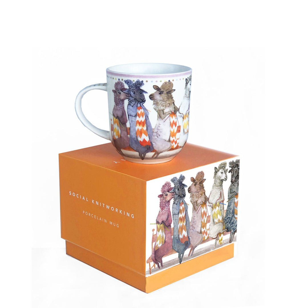 Social Knitworking Mug