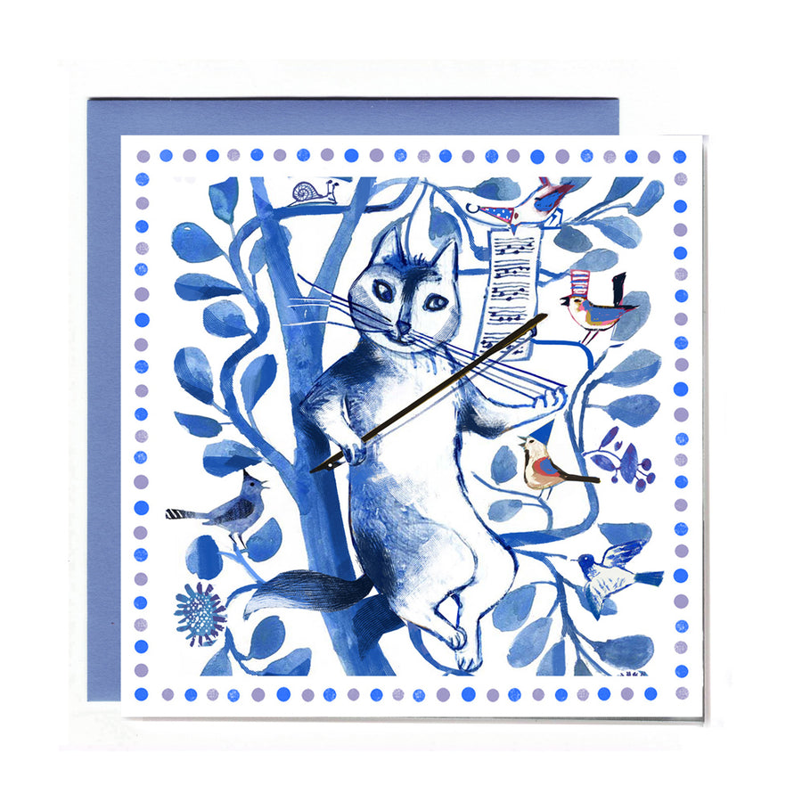 Whisker Violin - Square Card