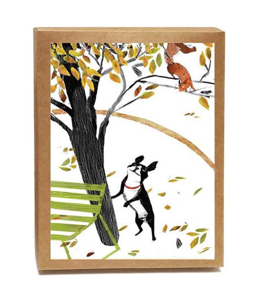 Boston Red Boxed Notes | Single design set - 8 Cards