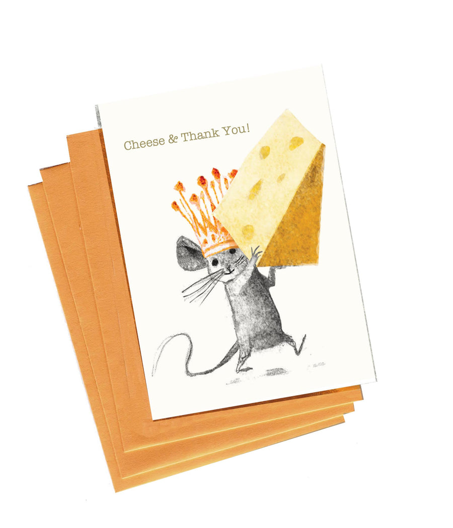 Cheese & Thank You Boxed Notes - Set of 8 Cards
