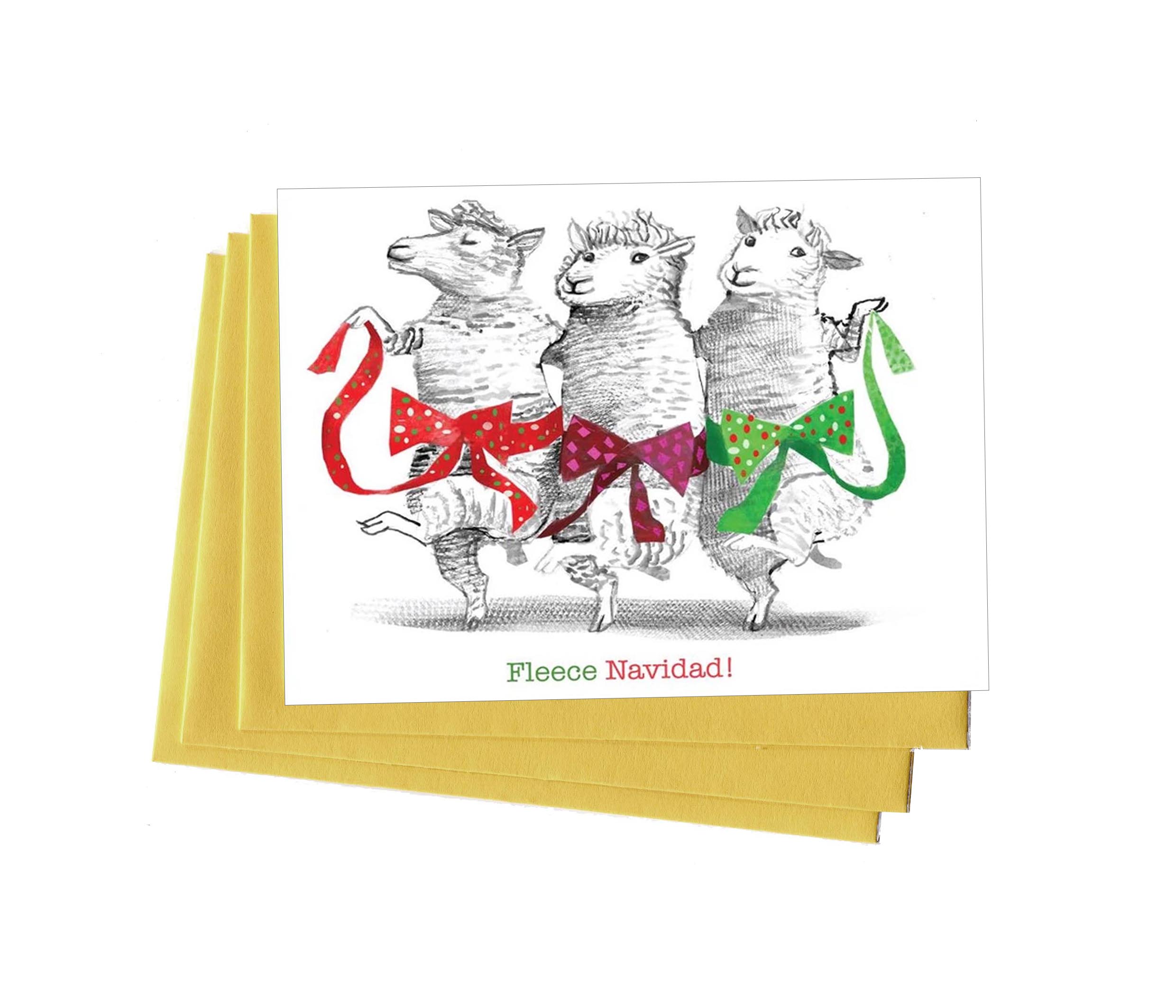 Fleece Navidad Boxed Notes | Single design set - 8 Cards