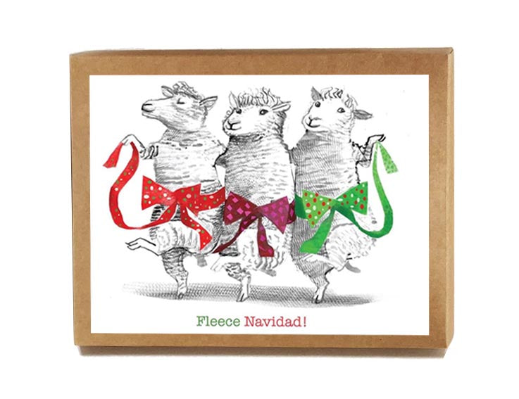 Fleece Navidad Boxed Notes | Single design set - 8 Cards