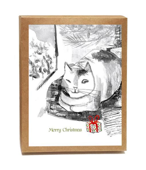 Friends Far Away Boxed Notes | Single Design set - 8 Trifold Cards