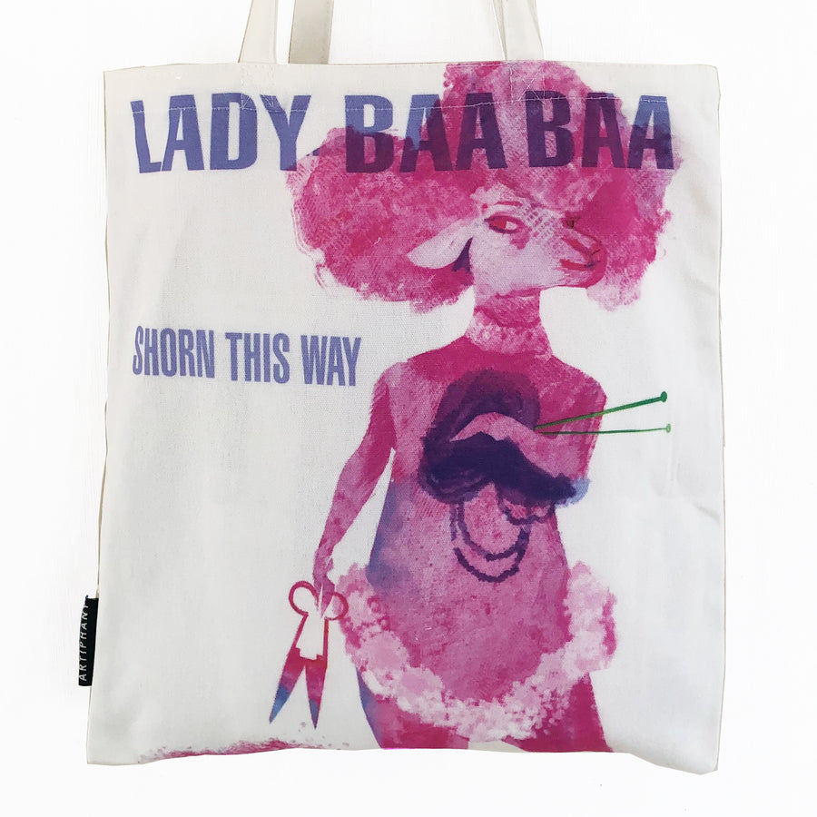 Lady Baa Baa Tote Bag