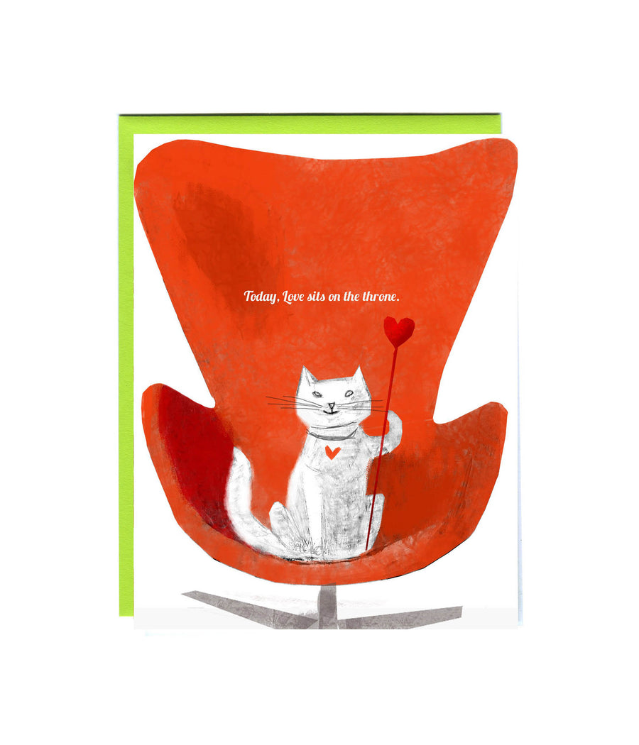 Love sits on the Throne