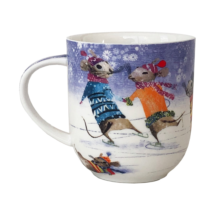 Mice Skating Mug
