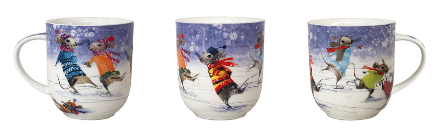 Mice Skating Mug