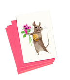 Mousie Beaucoup Boxed Notes  | Single design set - 8 Cards