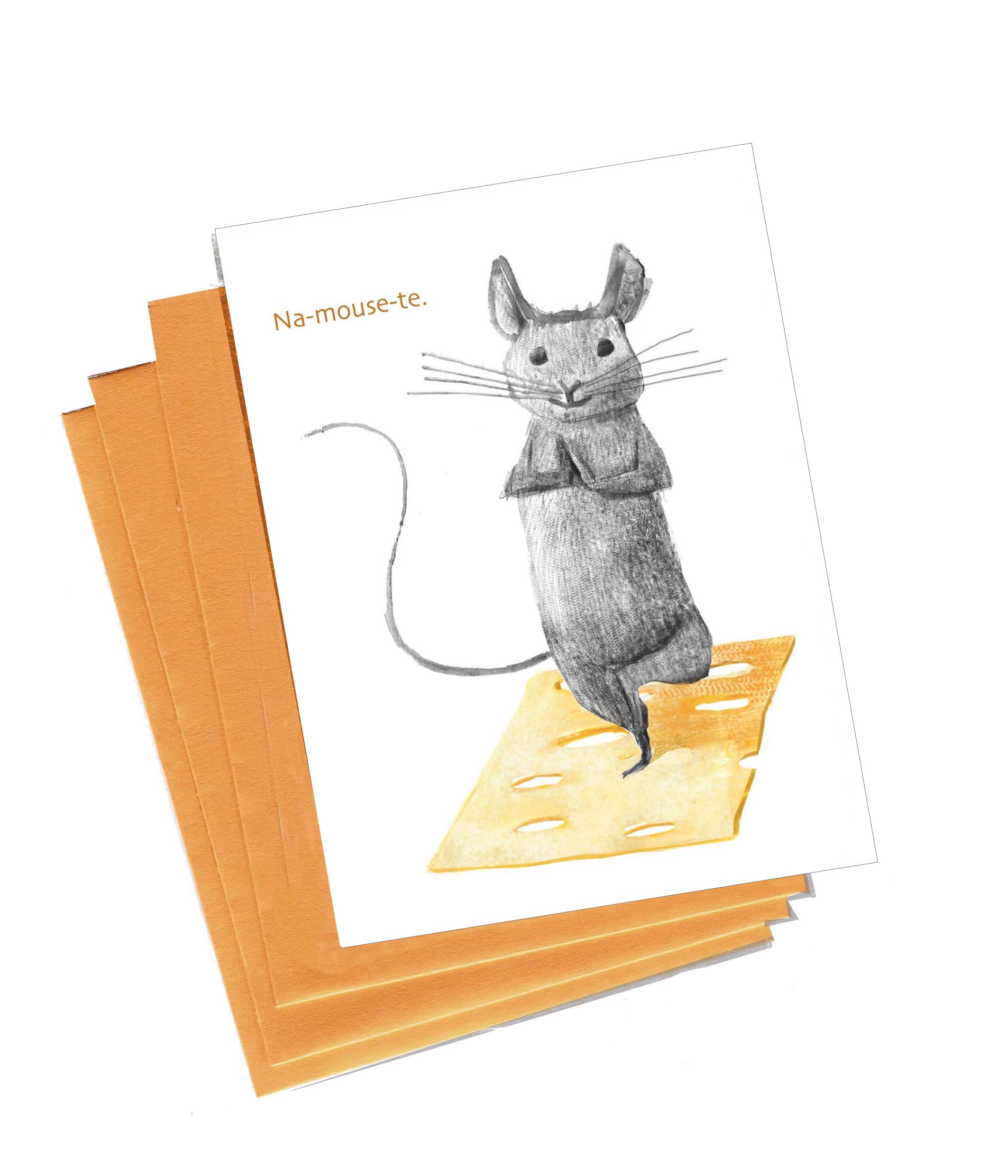 Na Mouse Te Boxed Notes | Single design set - 8 Cards