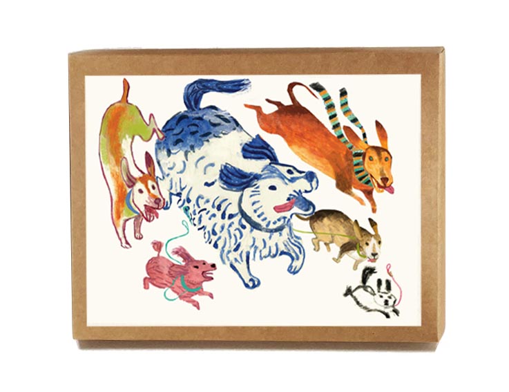 Live Life Off Leash Boxed Notes - Set of 8 Cards