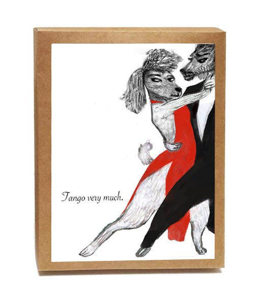 Tango Very Much Boxed Notes - Set of 8 Cards